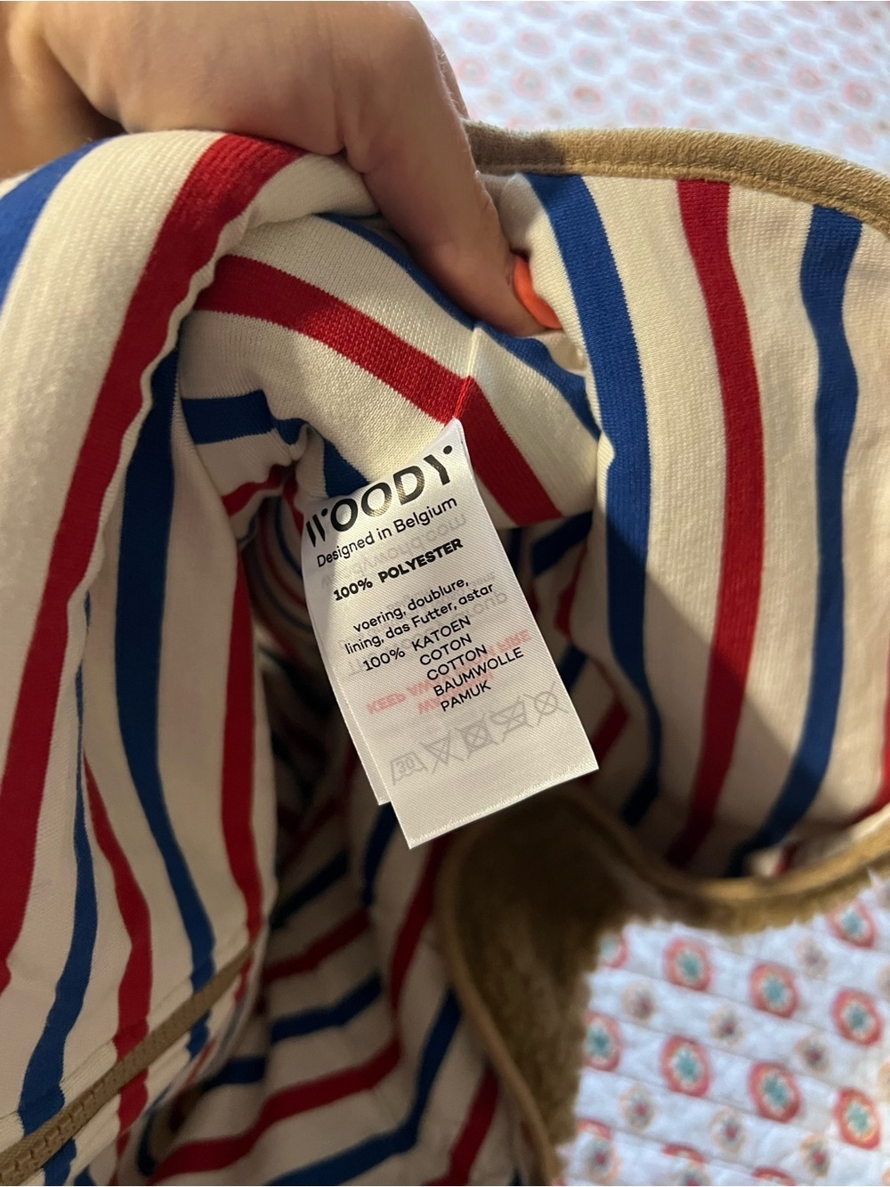 NWT Woody x Anne Kurris - Unisex Teddy Fleece Belgium Kid’s Vest size 10 - Picture 5 of 6